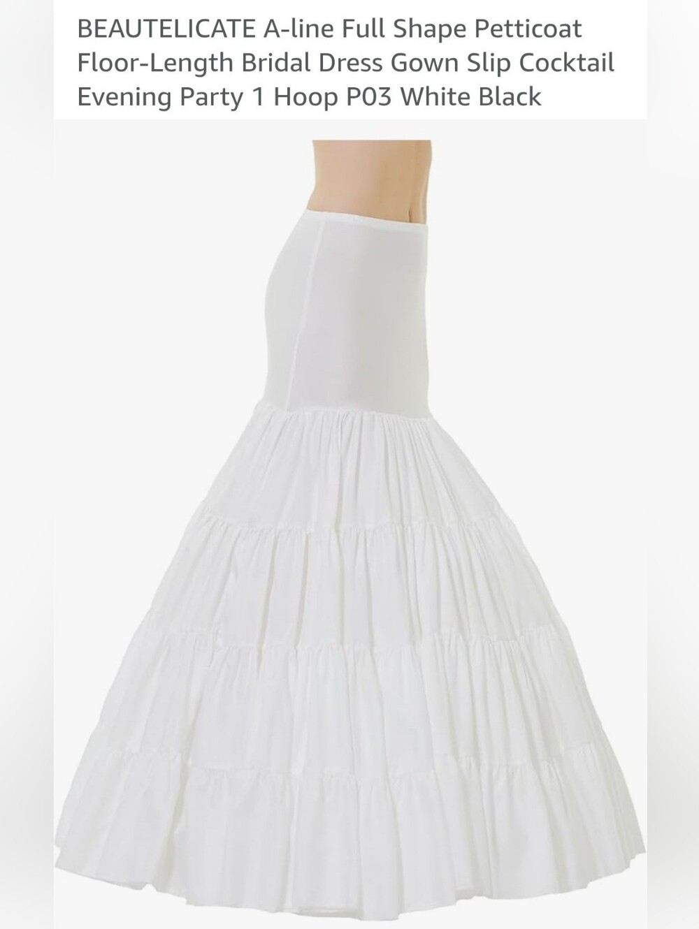 BNWT A-line Petticoat- Medium